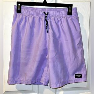 Abercrombie and Fitch kids swimwear 15/16 drawstring purple lavender